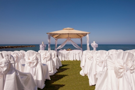 Место для свадебных церемоний в отеле Athena Beach